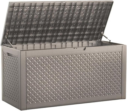New 100 Gallon Outdoor Storage Box, Resin Deck Boxes Waterproof, Indoor Outdoor - Image 8