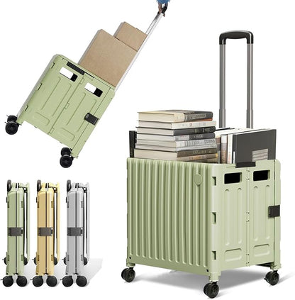 Heavy Duty Rolling Cart for Stairs：Collapsible Utility Crate by TODAYGO