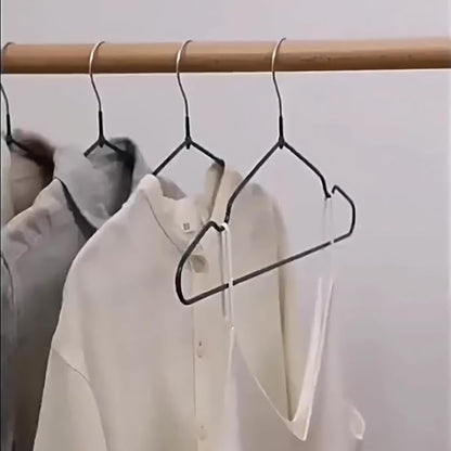 Stainless Steel Rubber Hangers 32-Pack, Heavy Duty Non-Slip Ultrathin White | - Image 6