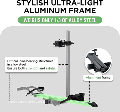 100LBS. Capacity Aluminum 1-Ebike Rack - Image 4