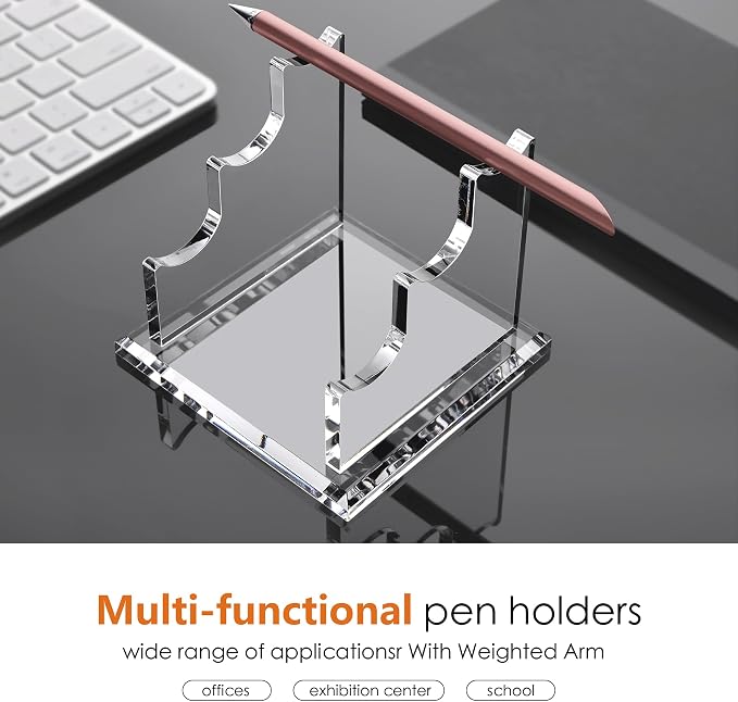 SANRUI 3 Tier Acrylic Pen Holder Display Stand, Fountain Pen Pencil Makeup - Image 6