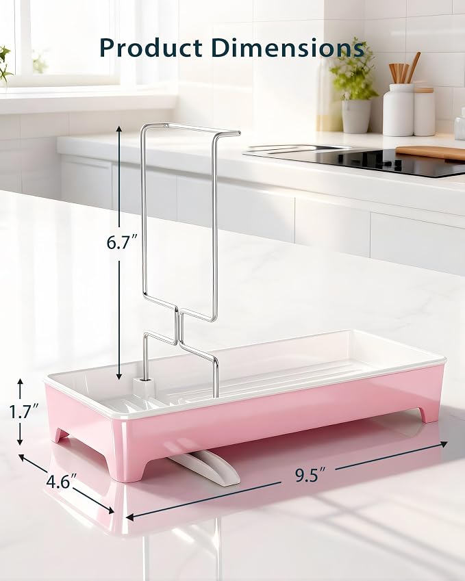 Ceramic-Look Sink Caddy, Rustproof Sponge Holder - Image 6