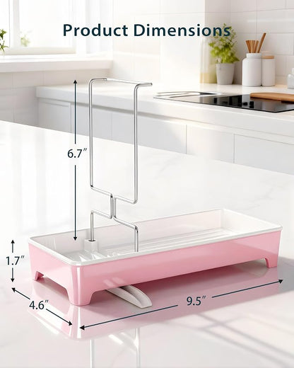 Ceramic-Look Sink Caddy, Rustproof Sponge Holder - Image 6