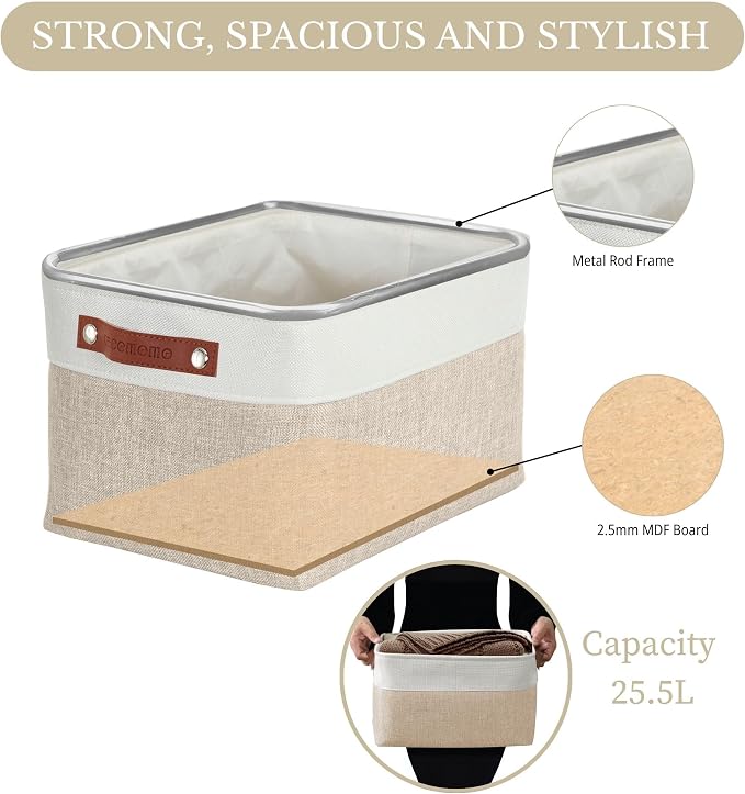 DECOMOMO Storage Baskets for Shelves - Image 4