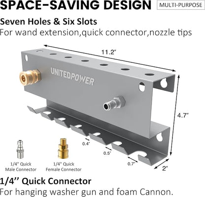 UNITEDPOWER Pressure Washer Gun Holder，Wall Mount Foam Cannon Holder，Tool - Image 2