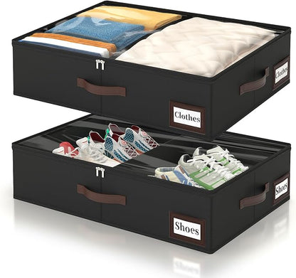 OIAHOMY 2 Pack 38L Under Bed Storage by MasterofSpaceOptimization