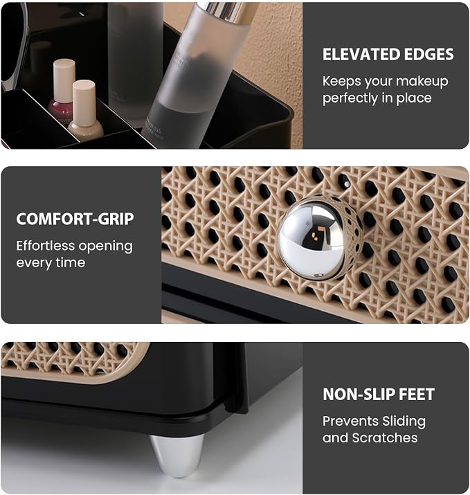 Aveniee Makeup Organizer with Drawers - Image 4