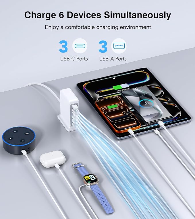 USB Charger 100W, Charging Station - Image 3