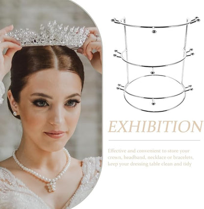 Three-tier Metal Crown Display Rack - Image 6
