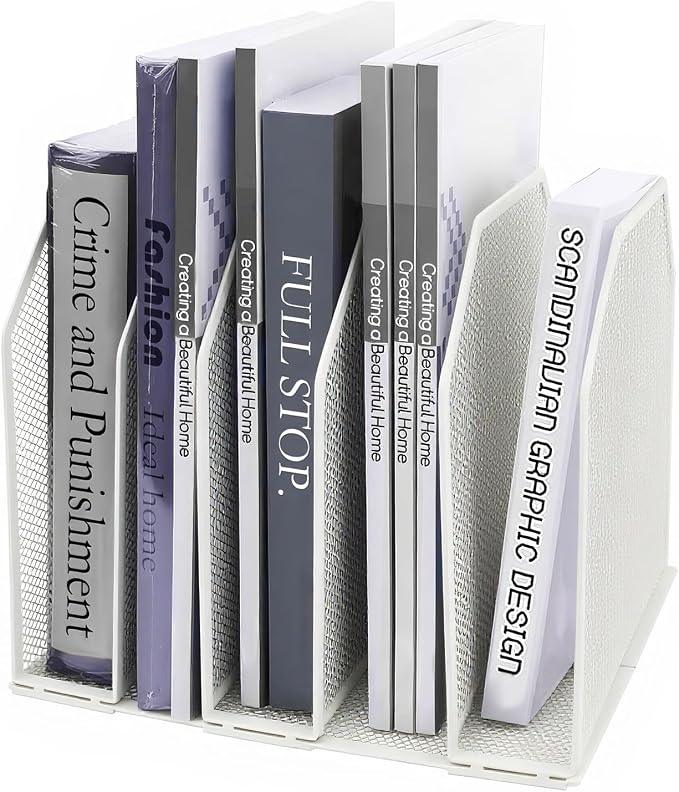 Adjustable Desk File Organizer, Detachable Office Folder Organizer, Compact by SUPPLYDEPOT