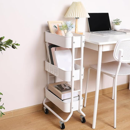 MAX Houser Slim 3-Tier Rolling Utility Cart - Image 4