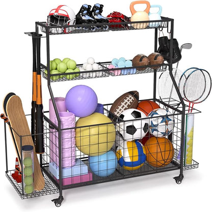 Sports Equipment Organizer, Outdoor Toy Storage by Unknown