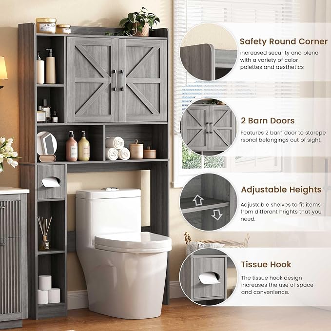 Vabches Over The Toilet Storage Cabinet - Image 3