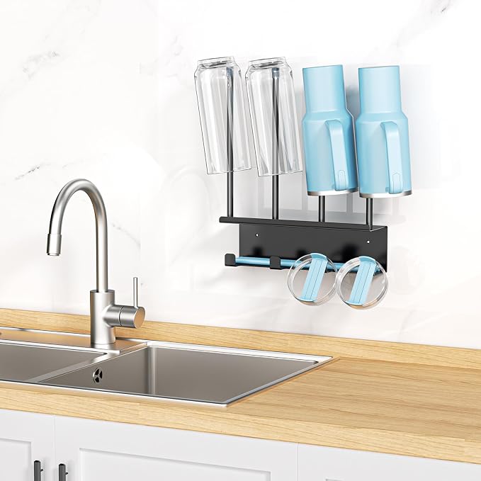 Wall Mounted Water Bottle Drying Rack - Image 3