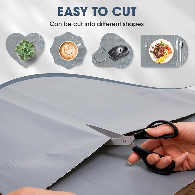 Drawer and Shelf Liner, Non-Slip Kitchen Cabinet Liners Non-Adhesive Thick - Image 4