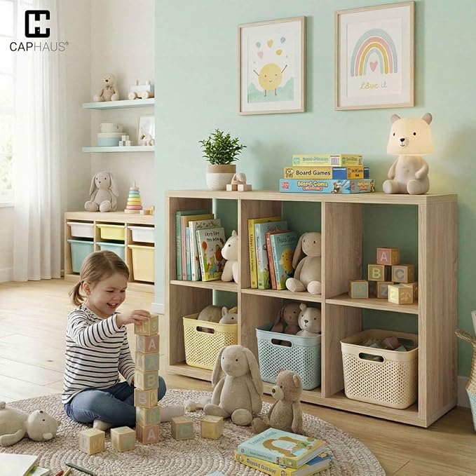 CAPHAUS Sturdy Room 13-Inch Cube Storage Organizer Shelf, - Image 2