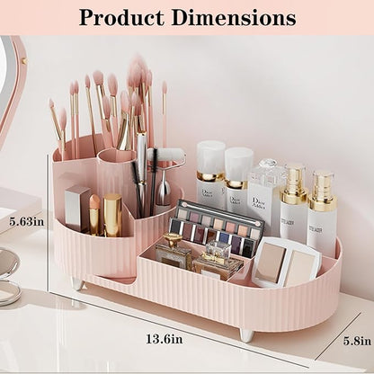 Pink Rotating Vanity Organizer - Image 2
