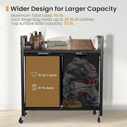 Laundry Hamper, Laundry Basket, Laundry Sorter - Image 3