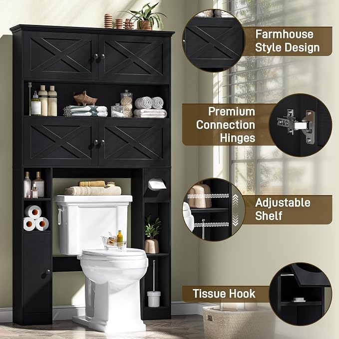 Over The Toilet Storage Cabinet - Image 7