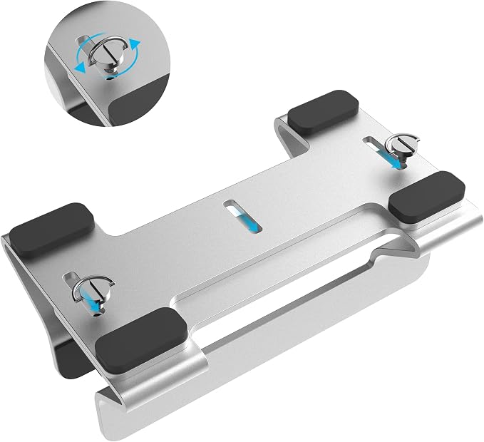 Aluminum Vertical Laptop Stand Dock Holder, Adjustable Slot Width 12-42mm - Image 3