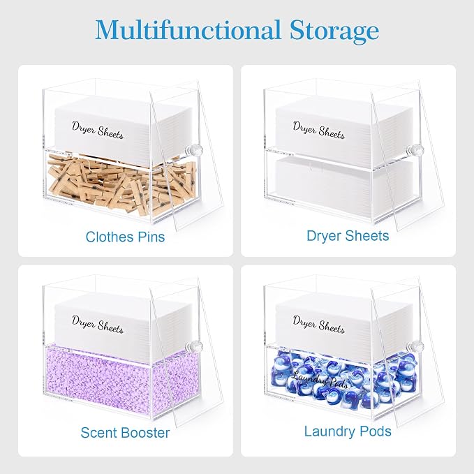 JYPS 1+1 Acrylic Dryer Sheet Holder - Image 7