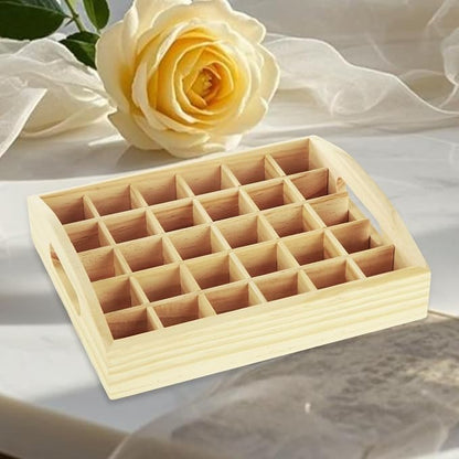 2 PCS Wooden Essential Oil Bottle Storage Box, Essential Oil Holder Detachable - Image 7