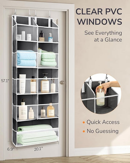 ULG Over the Door Organizer, 5-Tier Extra Large Hanging Storage - Image 2