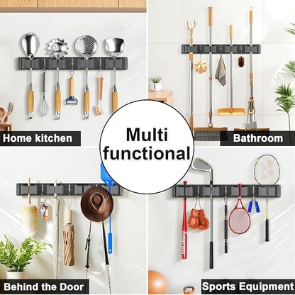 Broom Holder Wall Mount, Mop and Broom Hanger Wall Mount - Image 7