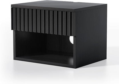 EYYTHUNG Fluted Floating Nightstand Set of 4 - Image 8
