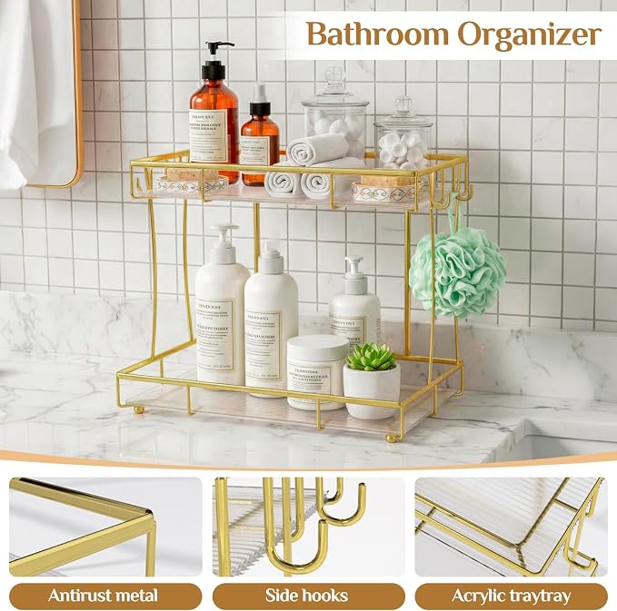 Bathroom Organizer Countertop Perfume Organizer Makeup Organizer Cosmetics - Image 5