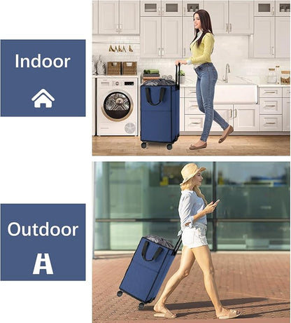 Bukere Rolling Laundry Hamper - Image 9