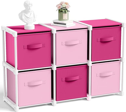 Briwooody 6 Cube Storage Organizer Bins by Briwooody
