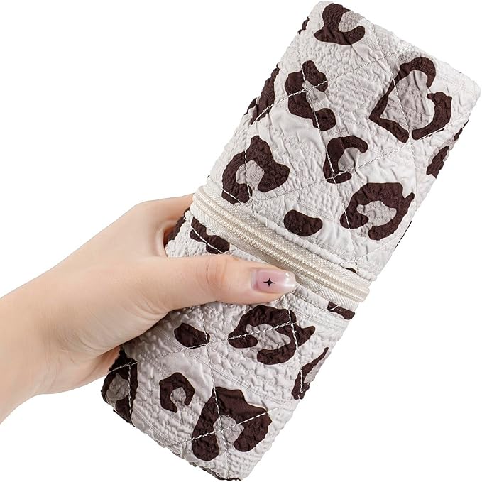 Quilted Hair Tools Travel Bag，Hair Styling Accessories Storage Case - Image 7
