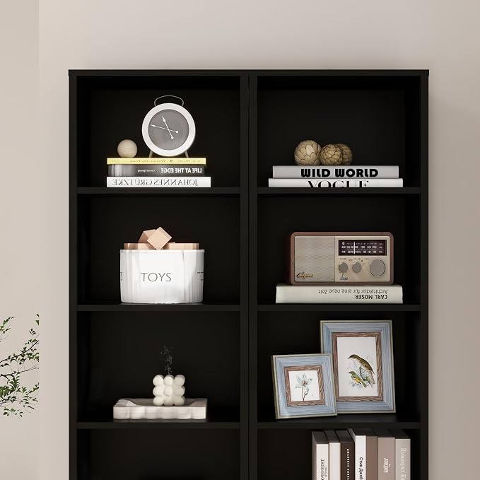 Panana 8 Tier Storage Shelf Bookcase, Slim Organizer Shelves Cabinet Tall - Image 6