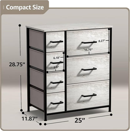 Sorbus Dresser with 7 Faux Wood Drawers - Image 3