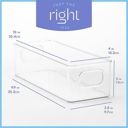 primebox Plastic Food Storage Clear Container 2 Pack Bin - Image 3