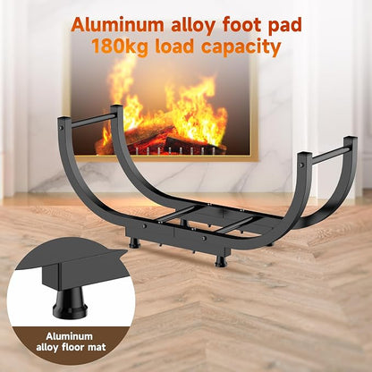 Firewood Rack Outdoor, 29 inch, Indoor Firewood Storage Holder, Log Holders - Image 4