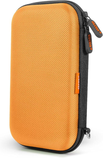 Orange Shockproof Hard EVA Carrying Case Travel Pouch by GLCON