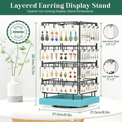 EsLuker.ly Rotating Earring Display Holder Stand - Image 5