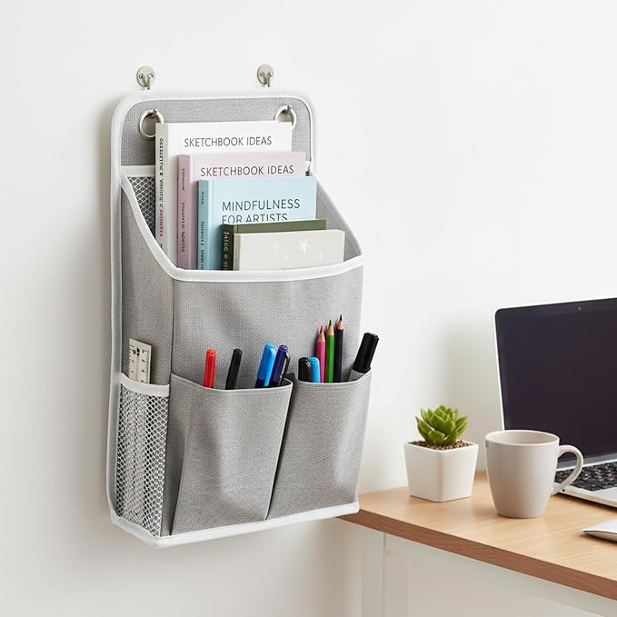 Hanging Organizer with Pockets, Wall Hanging Baskets - Image 5