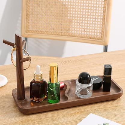 Walnut Wood Key Tray for Entryway Table, Jewelry Tray, Catchall Tray - Image 8