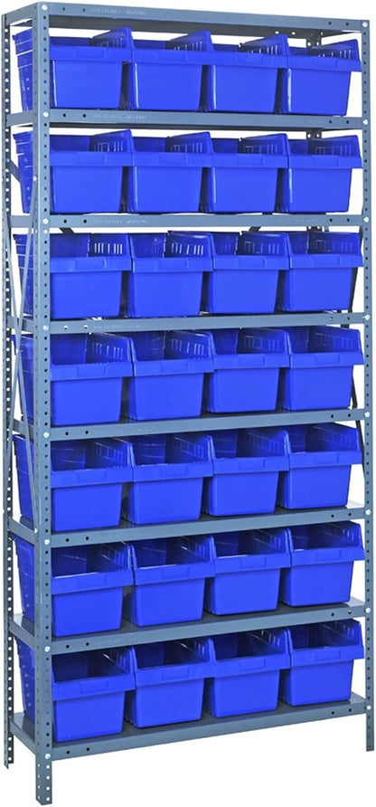 Quantum Storage Systems 1875-SB808BL Solid Heavy Duty 8 Shelves 28 STORE-MAX by QuantumStorageSystems
