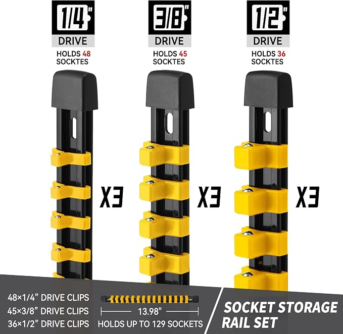 Socket Organizer Drive ABS Tools - Image 2