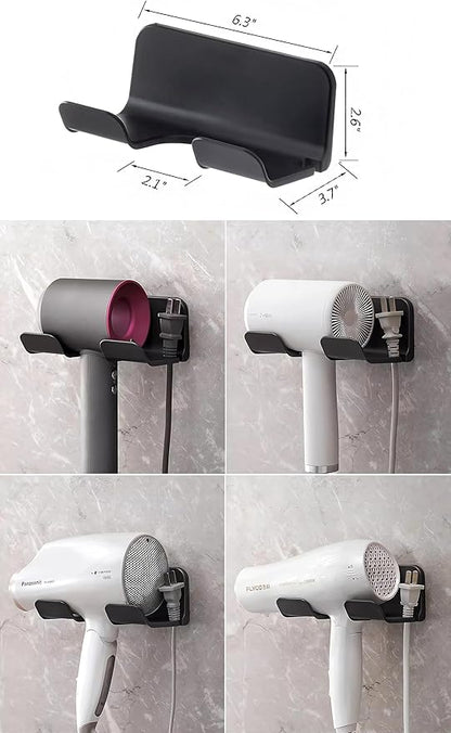Universal Hair Dryer Holder, Blow Dryer Hanger Wall Mount - Image 4