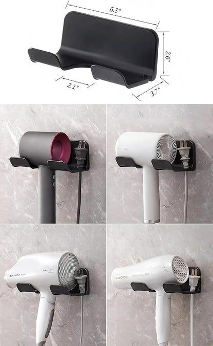 Universal Hair Dryer Holder, Blow Dryer Hanger Wall Mount - Image 2