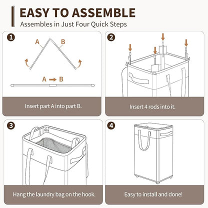 Goodpick 100L Collapsible Laundry Hamper - Image 7