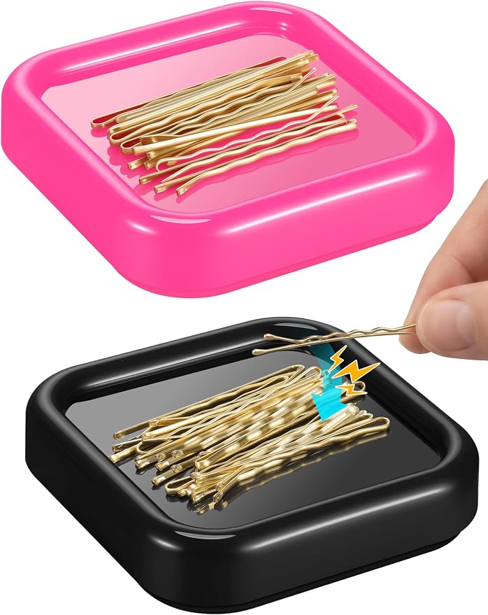 NiHome 2 Pcs Magnetic Bobby Pin Holder - Image 7