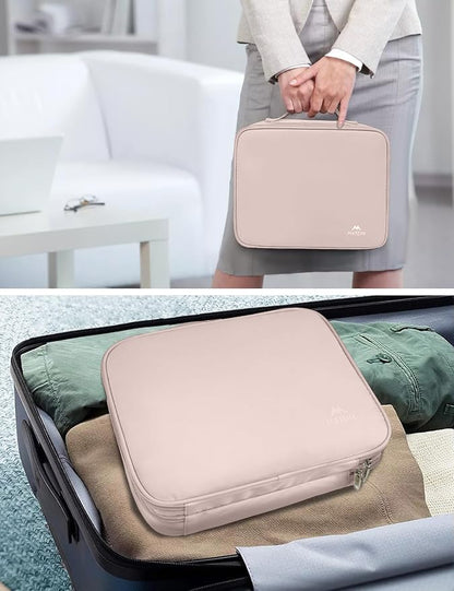 MATEIN Travel Cord Organizer for Women, Large Tech Storage Bag, Soft Pink | - Image 7
