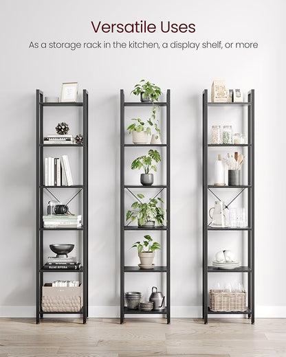 VASAGLE 6-Tier Bookshelf, Bookcase - Image 8
