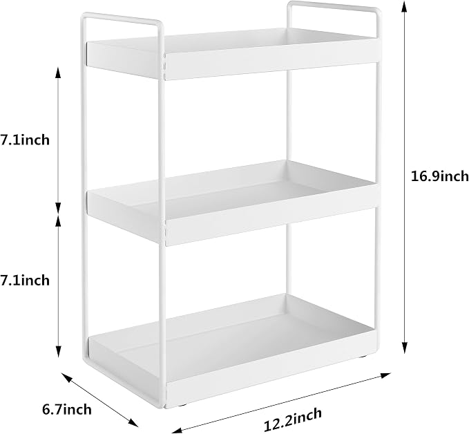 3-Tier Bathroom Countertop Organizer Vanity Tray Cosmetic & Makeup Storage - Image 8